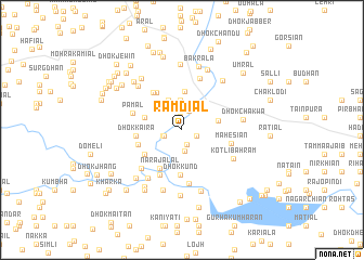 map of Rāmdiāl