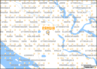 map of Rāmdia