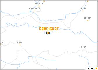 map of Rāmdighāt