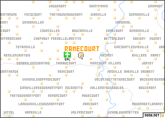 map of Ramecourt