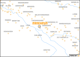 map of Rameh Rūn