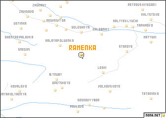 map of Ramenka