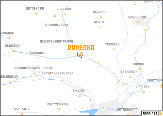 map of Ramenka