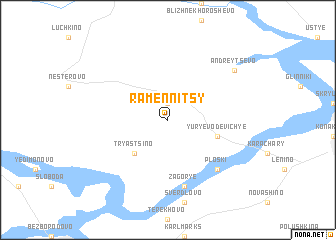 map of Ramennitsy