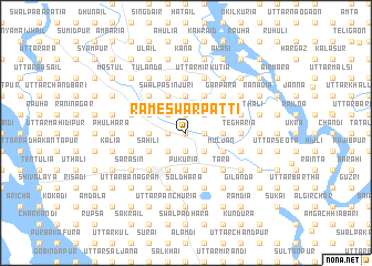 map of Rāmeswarpatti