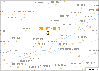 map of Rameykovo