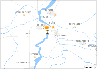 map of Ramey