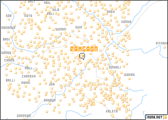 map of Rāmgaon