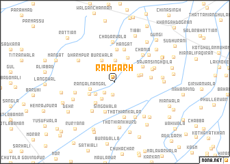 map of Rāmgarh