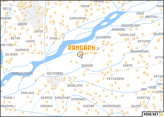 map of Rāmgarh