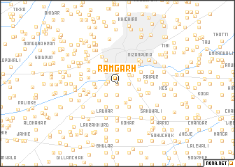 map of Rāmgarh