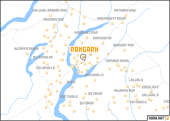 map of Rāmgarh