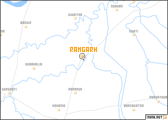 map of Rāmgarh