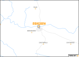 map of Rāmgarh