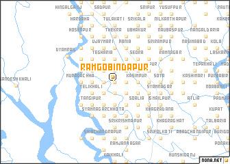 map of Rāmgobindapur