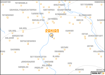 map of Rāmīān