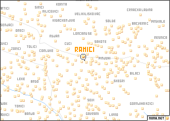 map of Ramići