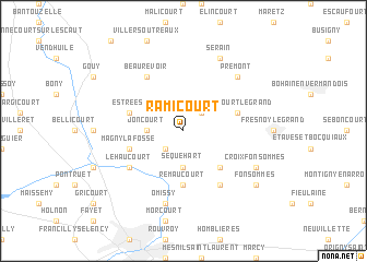 map of Ramicourt