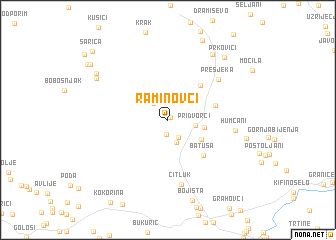 map of Raminovci