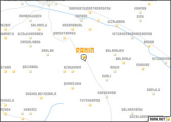 map of Rāmīn