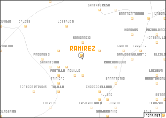 map of Ramírez