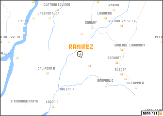 map of Ramírez