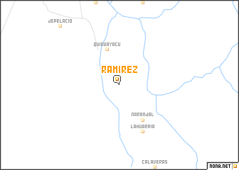 map of Ramírez