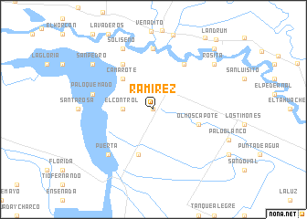 map of Ramírez