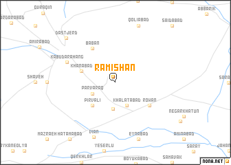 map of Rāmīshān