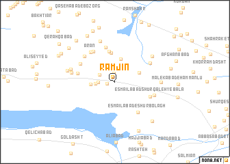 map of Rāmjīn
