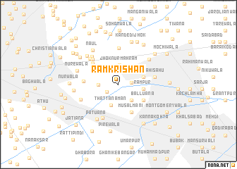 map of Rām Krishan