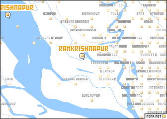 map of Rām Krishnapur