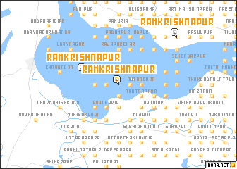 map of Rāmkrishnapur