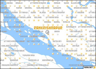 map of Rāmkrishnapur