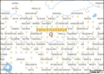 map of Rāmkrishnapur