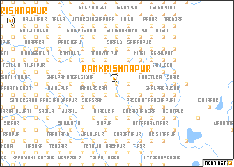 map of Rāmkrishnapur