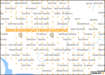 map of Rāmkrishnapur