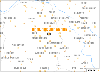 map of Ramla Bou Hassane