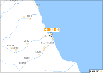 map of Ramlah