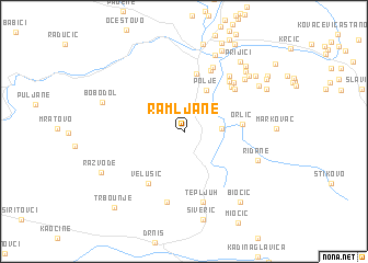 map of Ramljane