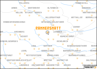 map of Rammersmatt