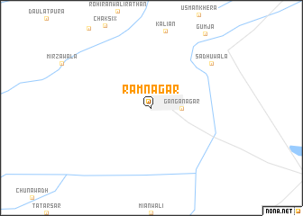 map of Rāmnagar