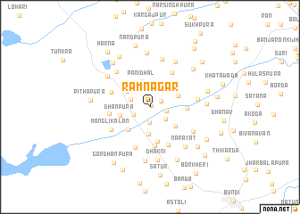 map of Rāmnagar