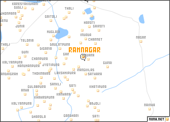 map of Rāmnagar