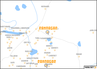 map of Rāmnagar