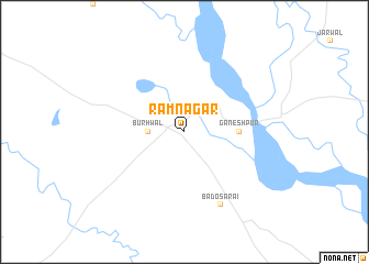 map of Rāmnagar