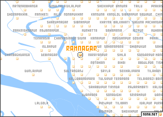 map of Rāmnagar