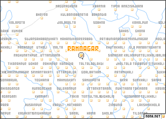 map of Rāmnagar