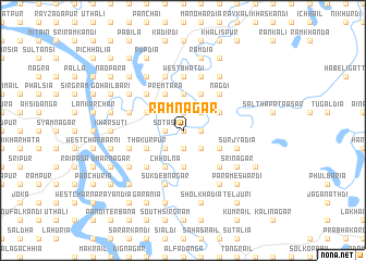 map of Rāmnagar