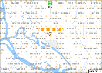 map of Ramna Maidan